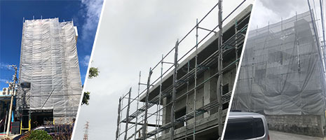 沖縄県沖縄市のくさび式足場・土木工事業の嶺工業